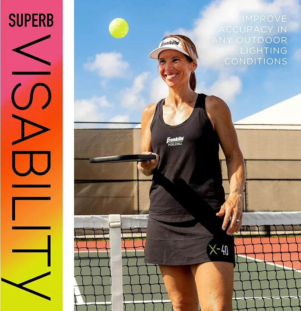 Pickleballs 74MM Durable 40 Holes Outdoor 6/12/24Pcs