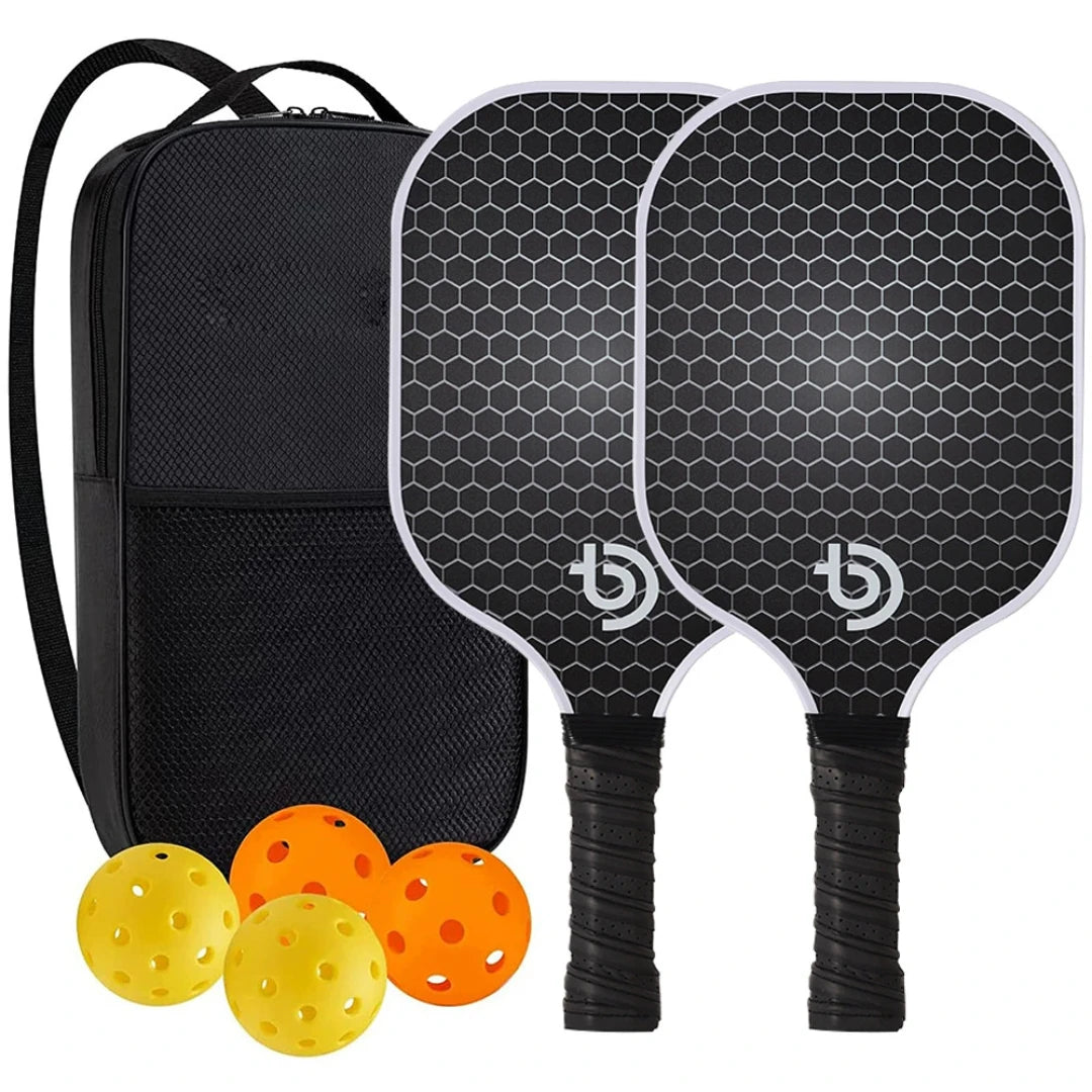 Pickleball Paddles Set-Graphite Glass Fiber