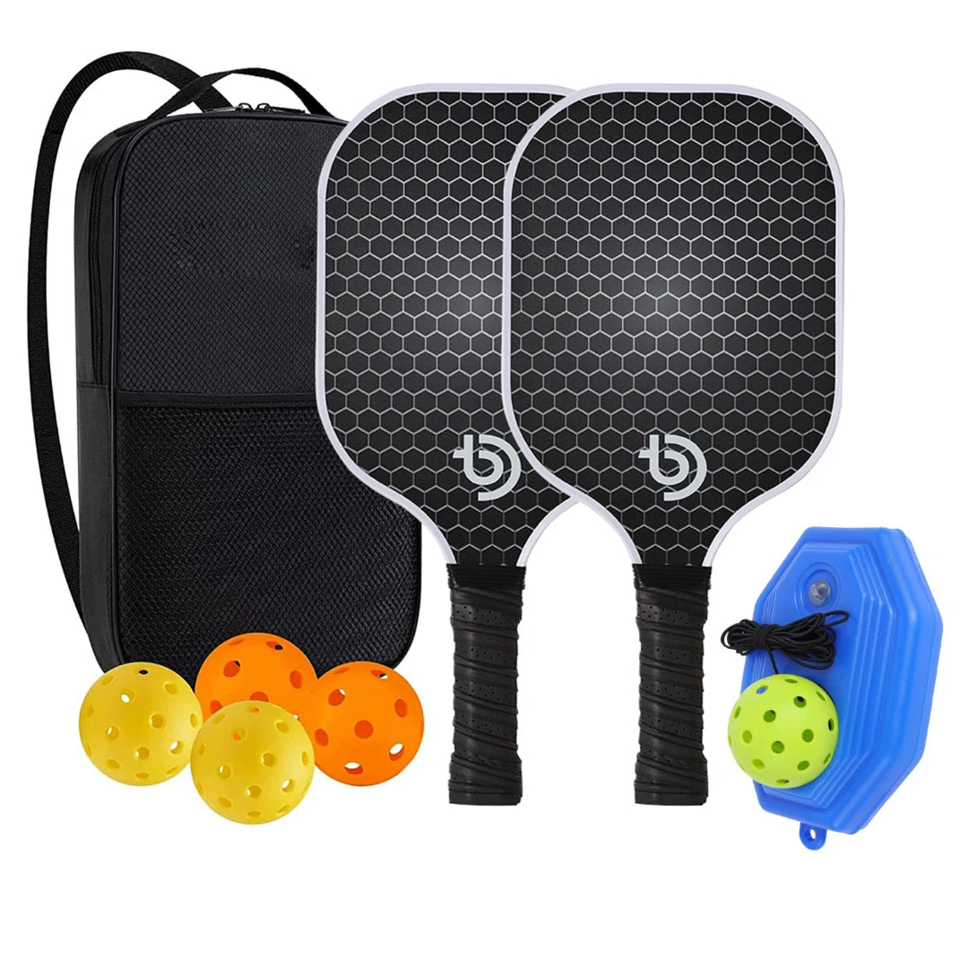 Pickleball Paddles Set-Graphite Glass Fiber