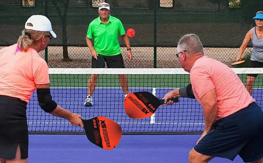 Pickleball Paddle Set With 2 Rackets 4 Balls