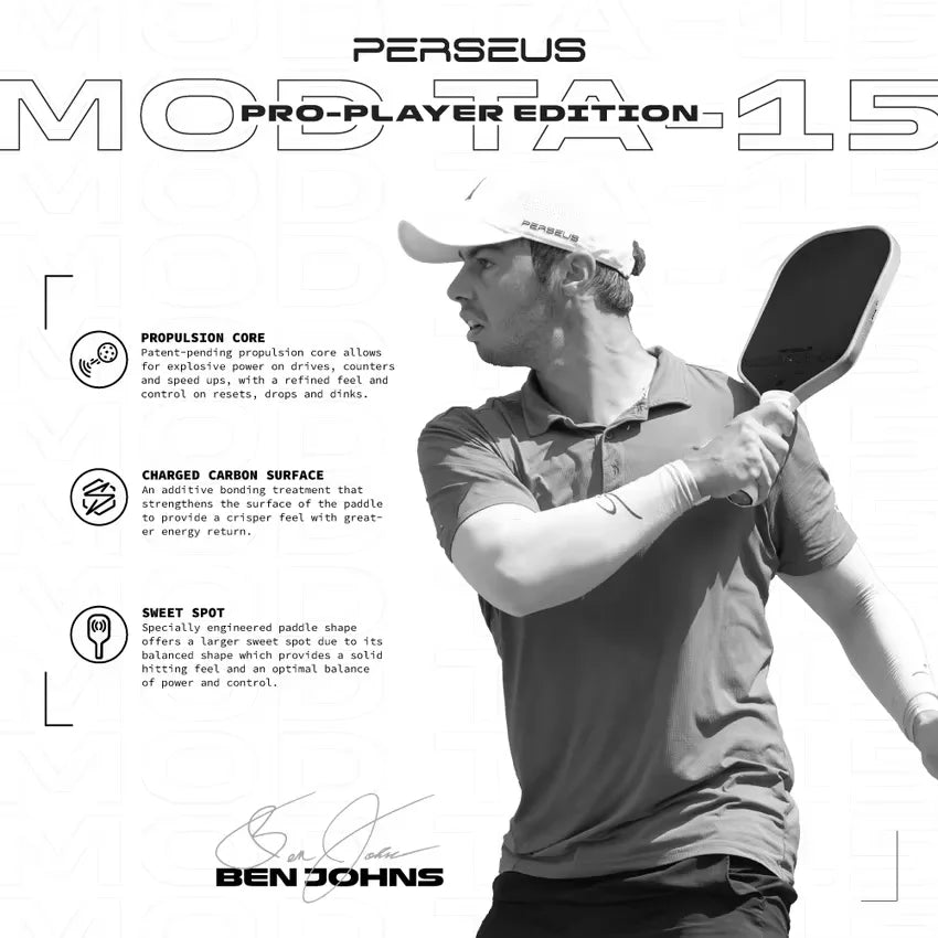 Pickleball Paddle Carbon Fiber MOD TA-15