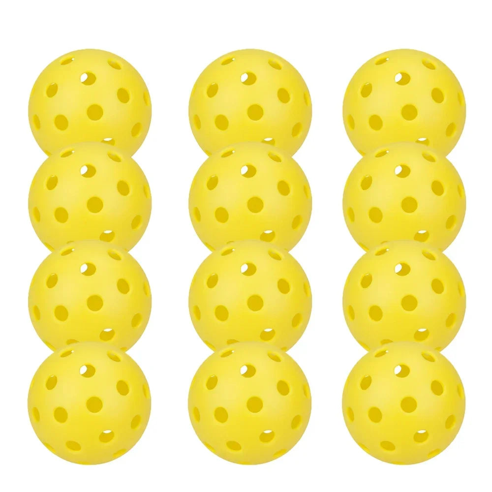 Pickleballs 74MM Durable 40 Holes Outdoor 6/12/24Pcs