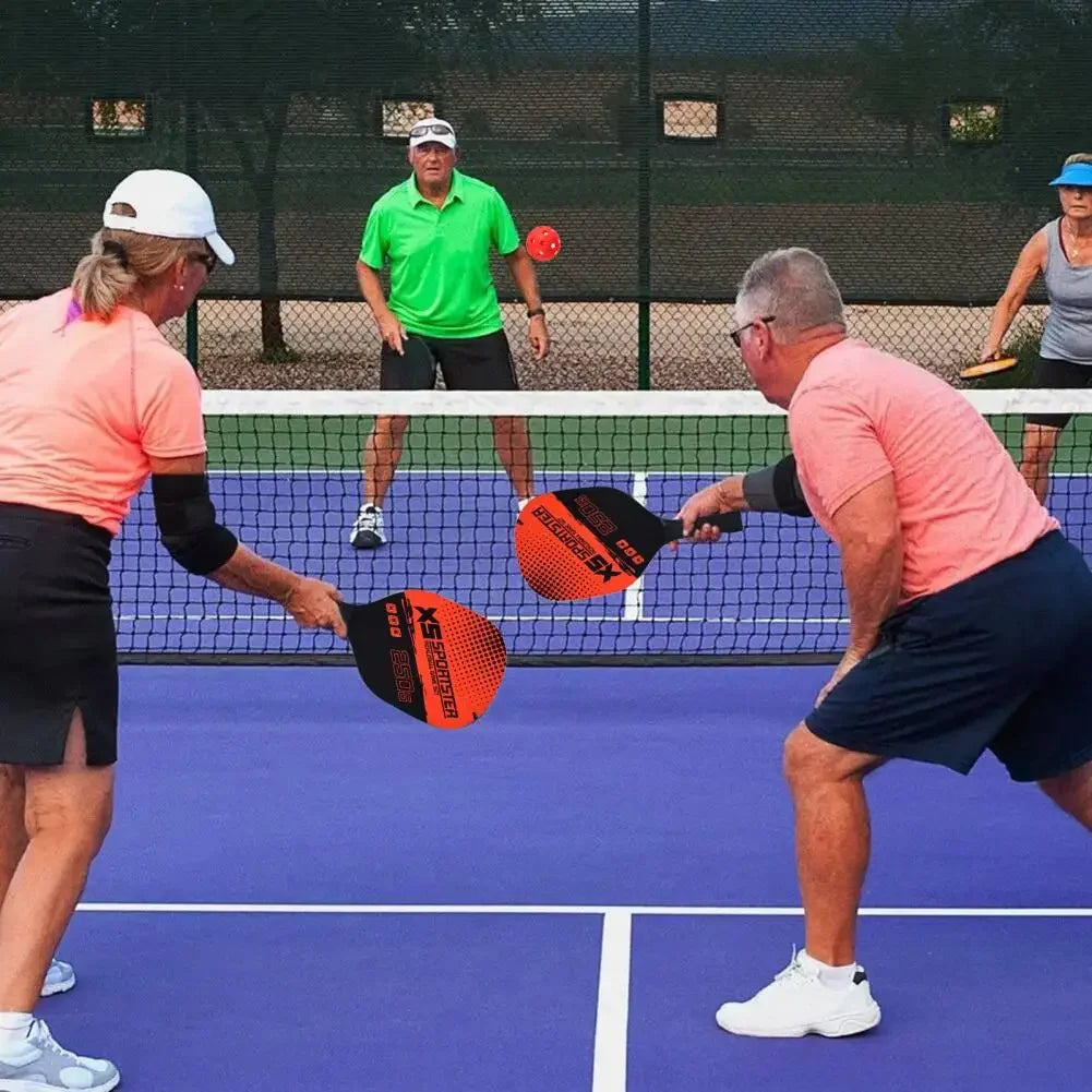 Pickleball Paddle Set With 2 Rackets 4 Balls