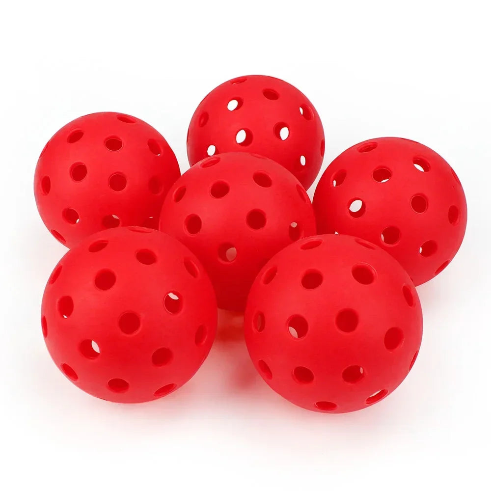 Pickleballs 74MM Durable 40 Holes Outdoor 6/12/24Pcs