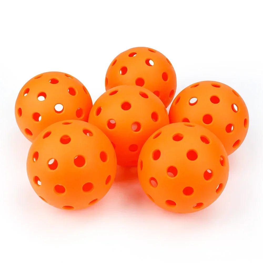 Pickleballs 74MM Durable 40 Holes Outdoor 6/12/24Pcs