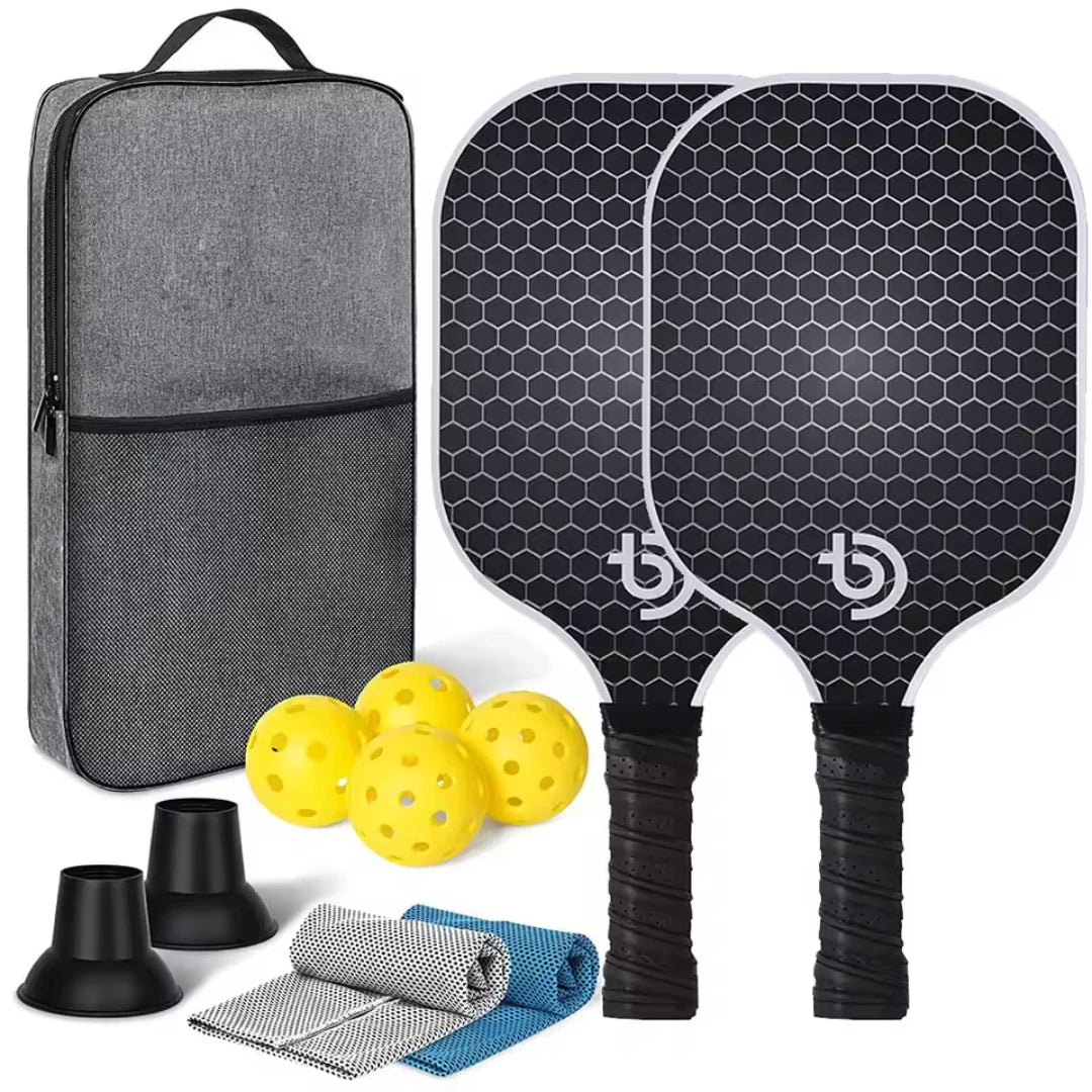 Pickleball Paddles Set-Graphite Glass Fiber