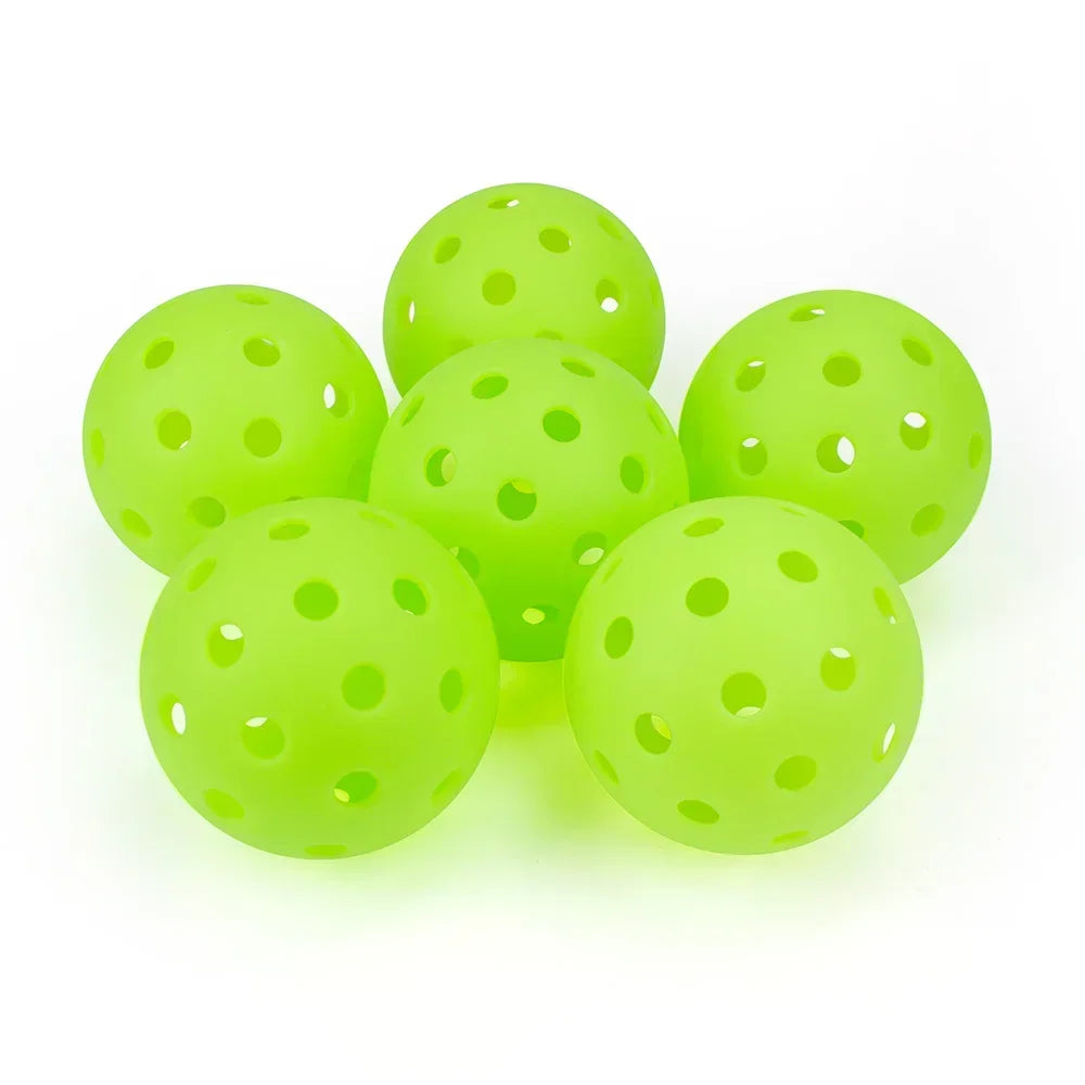 Pickleballs 74MM Durable 40 Holes Outdoor 6/12/24Pcs