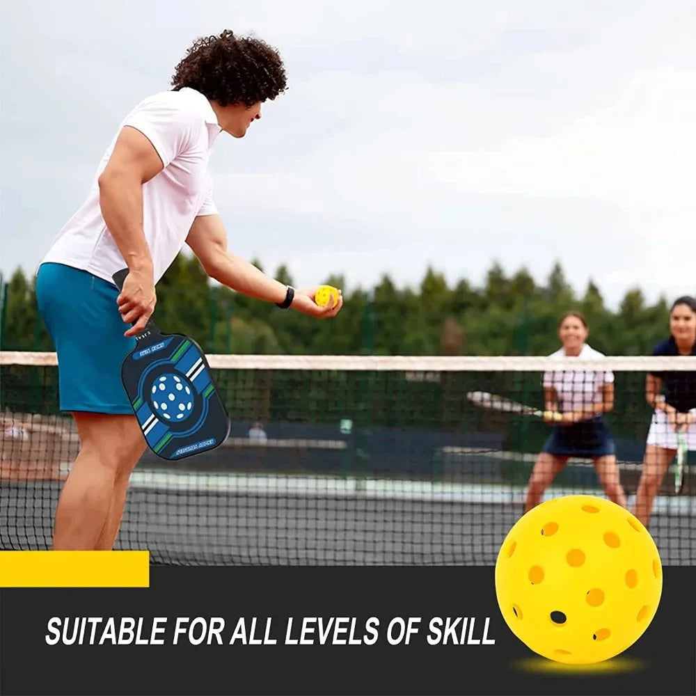Pickleballs 74MM Durable 40 Holes Outdoor 6/12/24Pcs
