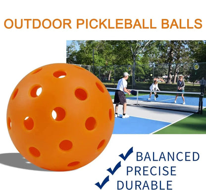 Pickleballs 74MM Durable 40 Holes Outdoor 6/12/24Pcs