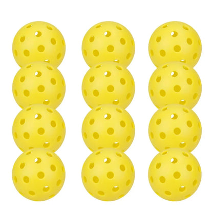 Pickleballs 74MM Durable 40 Holes Outdoor 6/12/24Pcs