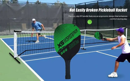 Pickleball Paddle Set With 2 Rackets 4 Balls