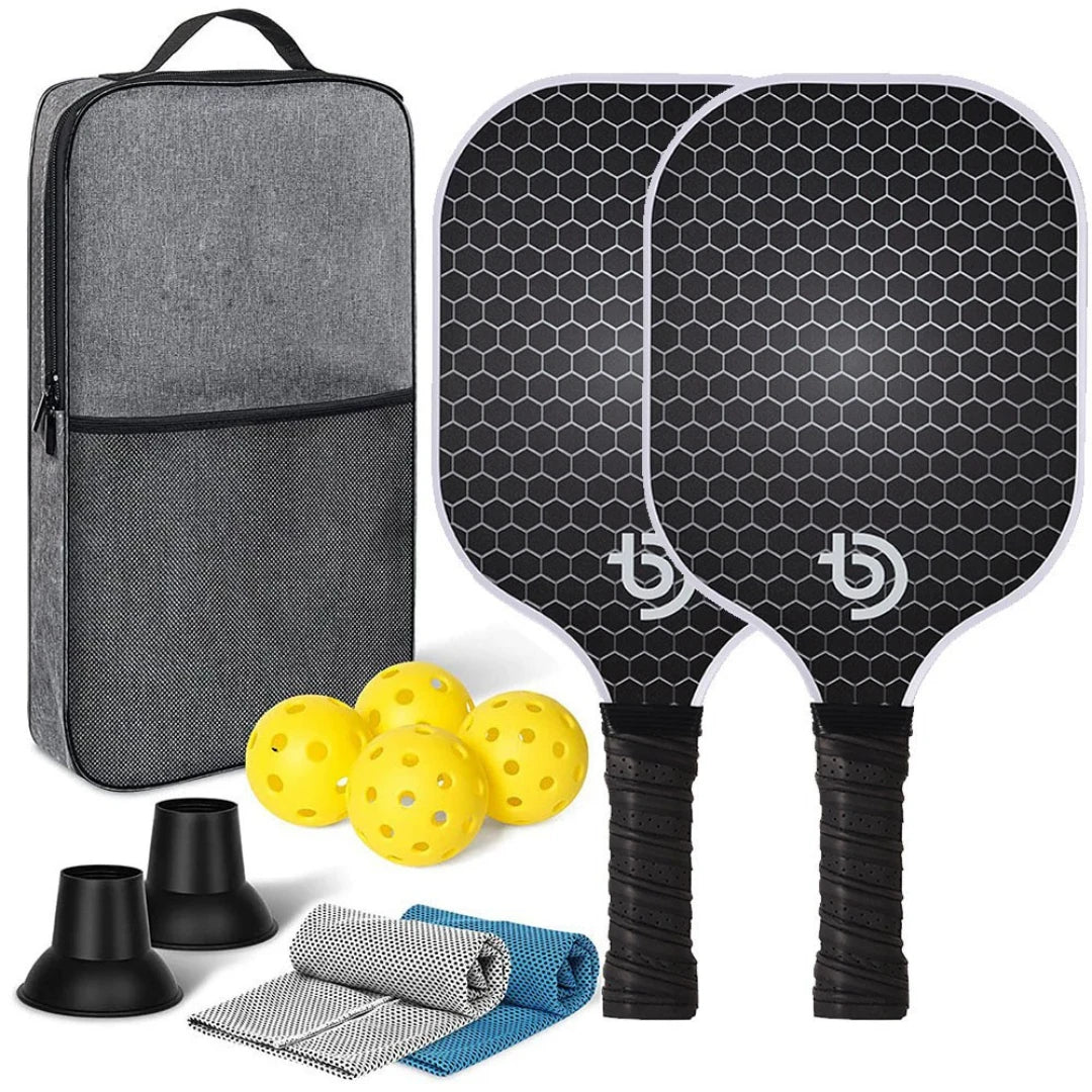 Pickleball Paddles Set-Graphite Glass Fiber