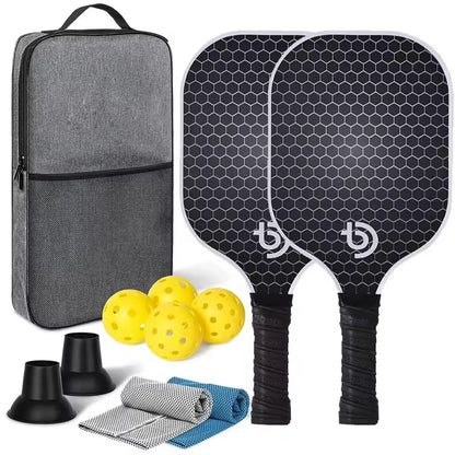 Pickleball Paddles Set-Graphite Glass Fiber